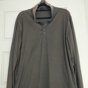 Hugo Boss Brown (thin stripes) Long-Sleeve Polo - XXL